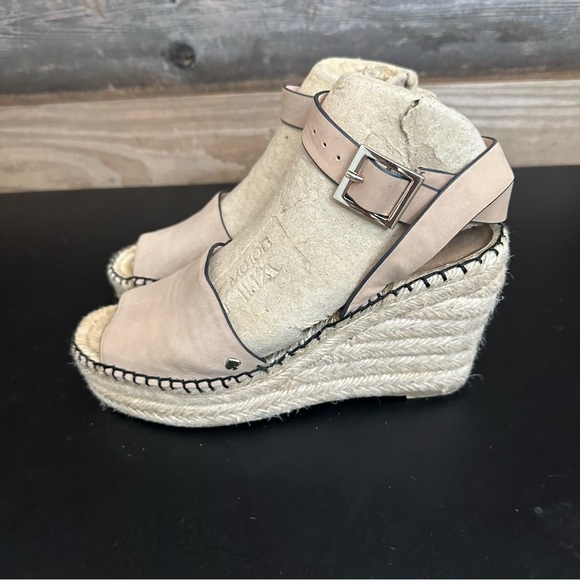 Kate Spade New York Women's Felipa Espadrille Wedge Roasted Peanut 7.5 M Sandals - Picture 3 of 12